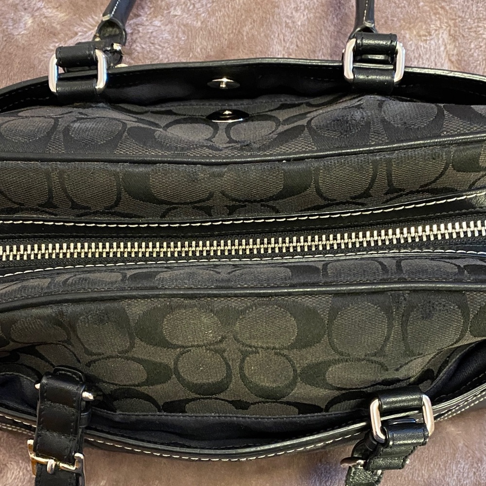 Coach Black Satchel - Picture 13 of 13